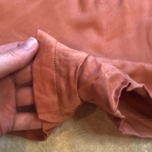 Forever 21 Coral Paper Bag Shorts Size M - Picture 5 of 7